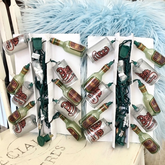Beer Can, String Lights, Indoor & Outdoor, 2 Boxes, Good Condition - Picture 1 of 16